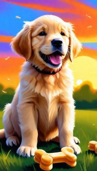pikaso_reimagine_digital-painting-A-happy-golden-retriever-puppy-si